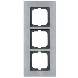 Busch-Jaeger 1723-860 Abdeckrahmen 3-fach edelstahl - carat® 2CKA001754A4256 1723860