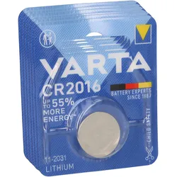 6x VARTA CR 2016 Lithium-Knopfzelle 3V im 1er Blister DL2016