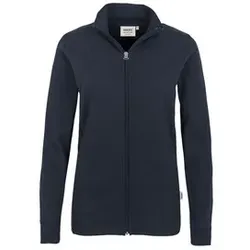 Damen Interlockjacke 227, tinte, Größe L - tinte - L