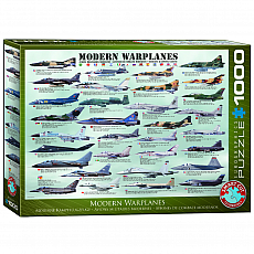 eurographics Puzzle - Moderne Kampfflugzeuge - 1000 Teile 300735