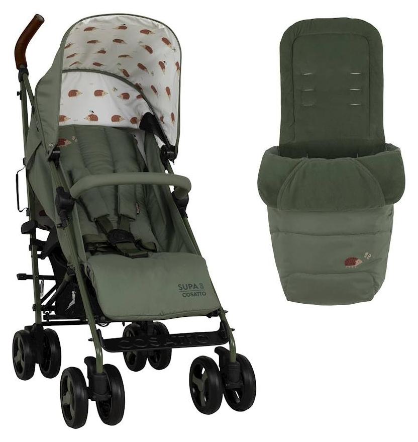 Kinderwagen - leicht, zusammenklappbar, mit Fußsack - bis 25 kg