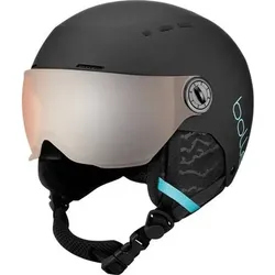 BOLLÉ Kinder Helm Quiz Visor, Größe 52 in Schwarz Schwarz