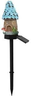 Uplifted Finds New LED Cartoon Mushroom House Solar Garden Landscape Light Waterproof Atmosphere Decorative Floor Plug 02