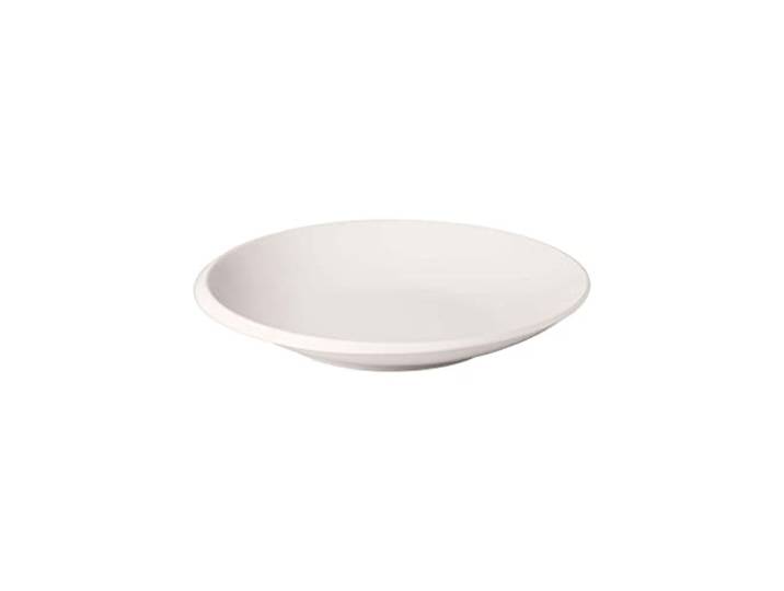 Plat creux NewMoon - Villeroy & Boch\, plat stylé pour présenter les plats avec élégance\, porcelaine de qualité premium\, blanc\, résistant au lave-vaisselle