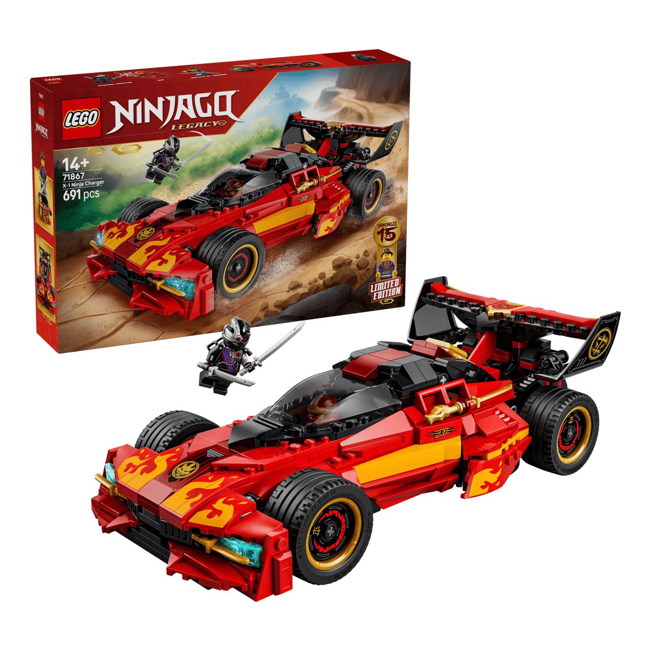 LEGO Ninjago 71867 15-jähriges Jubiläum des X-1 Ninja Supercar