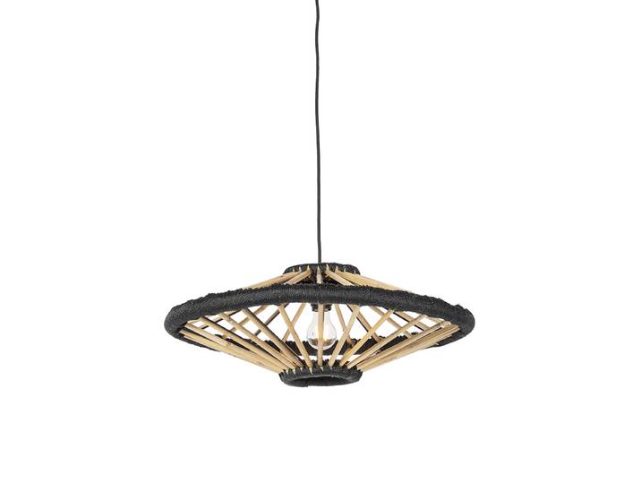 Suspension orientale en bambou noir 60 cm - Evalin