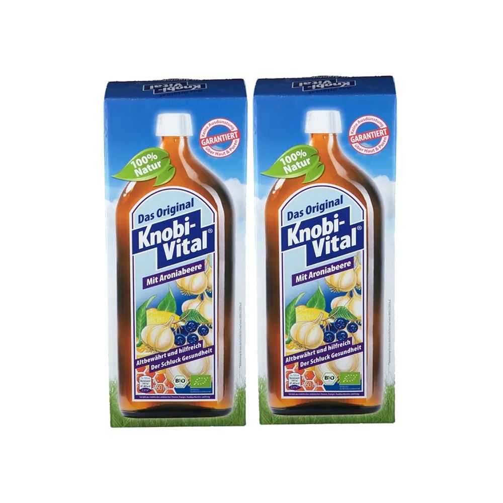 Knobivital mit Aroniabeere Bio 2x960 ml Flaschen