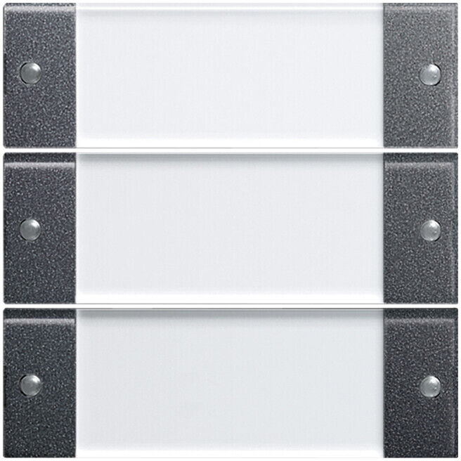 Gira Set d’interrupteurs à bascule 3 fois anthracite 213328 (213328)