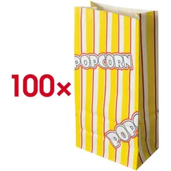 Papstar 100 Popcorn-Tüten gelb 1,3 L - 20,5 x 10,5 x 6 cm gelb