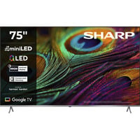 75JP7765E, QLED-Fernseher 189 cm (75 Zoll), schwarz/silber, UltraHD/4K, MiniLED Google TV