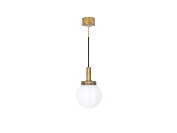 Konsthantverk Pendentif Klyfta Ø30 cm Laiton brut-opale