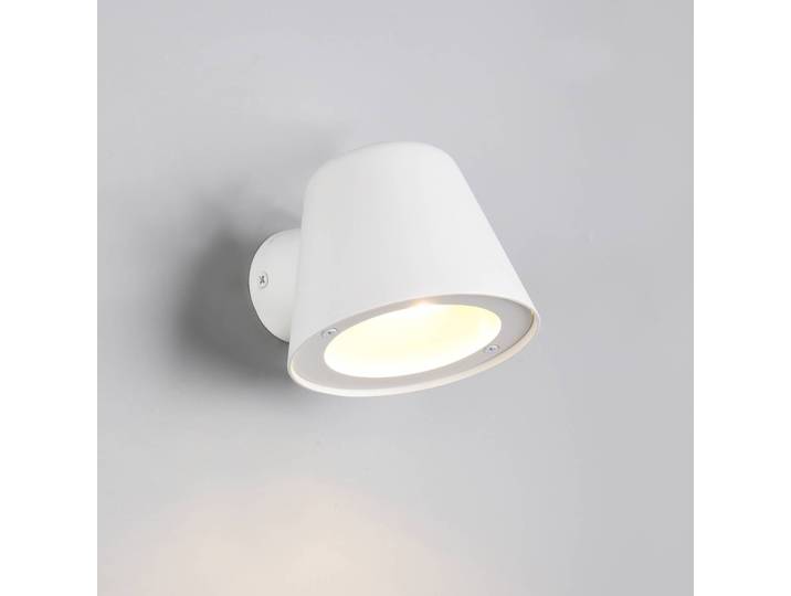 Trio Lighting Außenwandleuchte Beni, dimmbar, weiß / opal, Metall, Modern