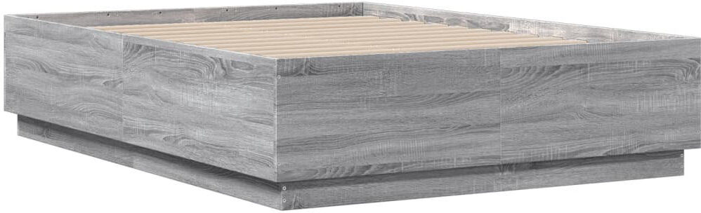 17 Stories Noar Bed Light Gray UK Double - DE 135 x 190 cm