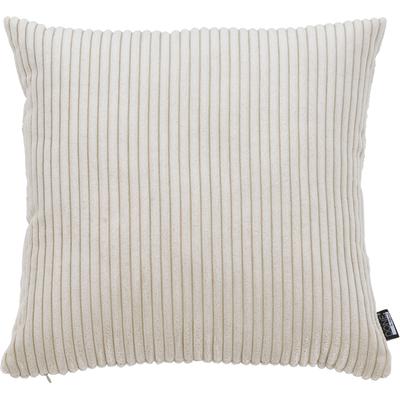 Dekokissen DONE. "Zoom", beige, B:60cm L:60cm, Obermaterial: 92% Polyester, 8% Nylon, Dekokissen_Sitzkissen_Kissenhüllen, Kissenhülle aus modernem Cordstoff