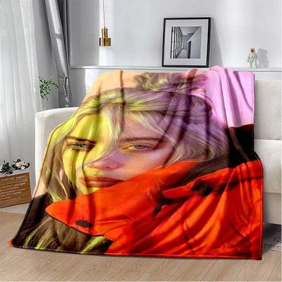 Uplift Picks Billie Eilish Flannel Throw Blanket Soft Warm Music Fan Bed Cover 3 180x220 Cm