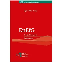 EnEfG, Fachbücher von Julian Asmus Nebel, Lars Jope, Oliver Antoni, Julia Polley, Benedikt Walker, Christoph Schade