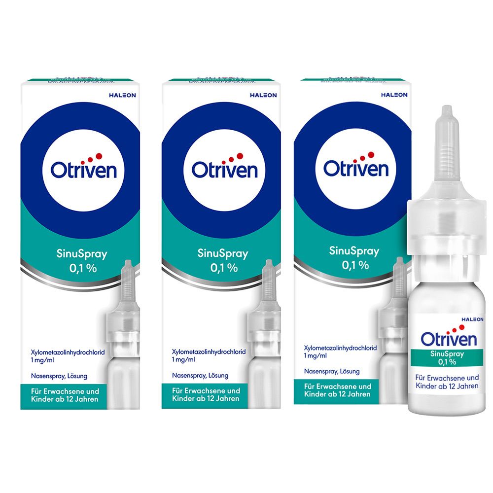 Otriven SinuSpray 0,1% Nasenspray x3 3x10 ml