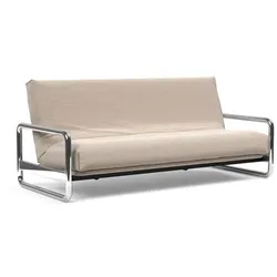 INNOVATION LIVING Schlafsofa Lomira Stoff Sand Grey
