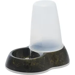 Savic Lebensmittelspender Loop Marmor Schwarz / Gold (150 cl), Futternapf
