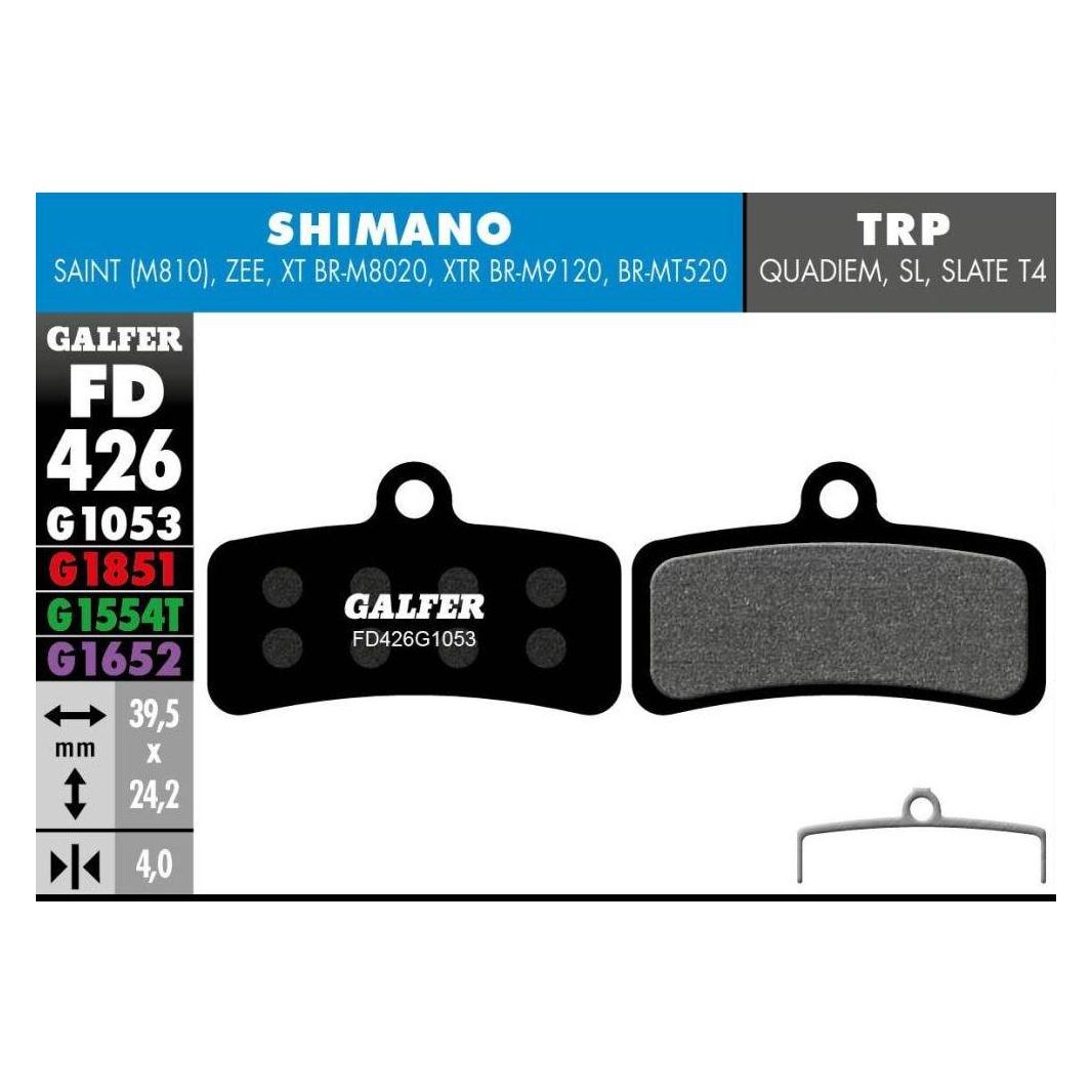 Galfer Bike Standard (Shimano, TRP, Semi-Metallisch) (FD426G1053)