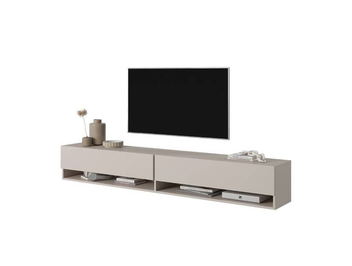 TV-Schrank Mirrgo 200 cm Grau-Beige