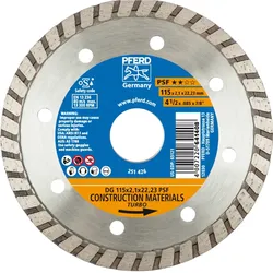 PFERD TOOLS Diamant-Trennscheibe DG PSF zum Trennen von Stein/Beton - 68011222