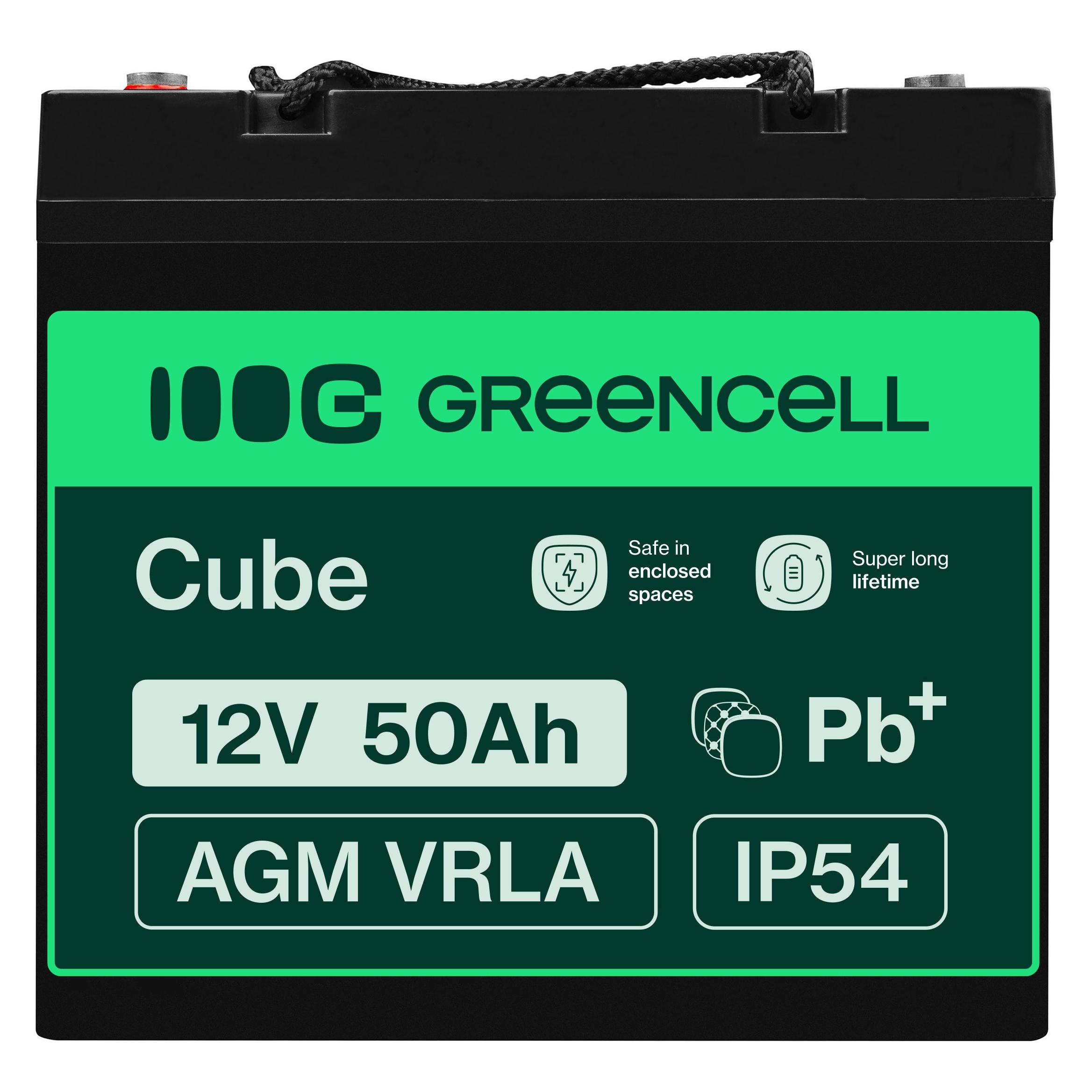 GreenCell AGM Battery Lead Acid VRLA - 6V - 1.2Ah for Toys & Alarms (1 Stk., Gerätespezifisch, 1200 mAh) (AGM56)