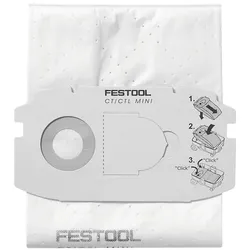 Festool 5x SELFCLEAN Filtersack SC FIS-CT MIDI - 498411