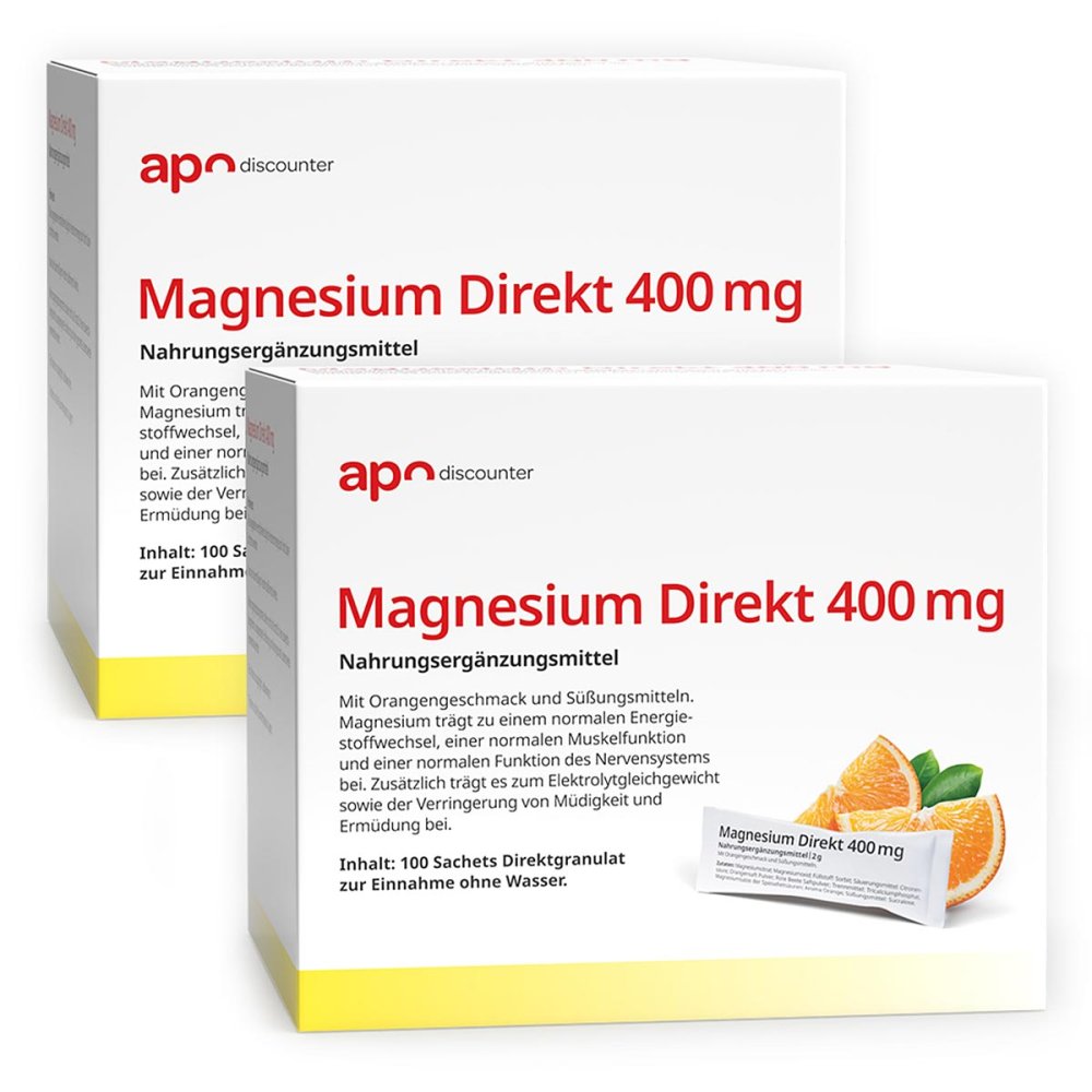 apo.com Group GmbH Magnesium Direkt 400 mg von apodiscounter 08104280
