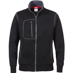 Damen Sweatjacke "1748 DF" - S - schwarz