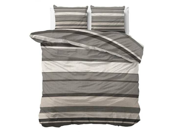 flanel dekbedovertrek Zuma Taupe 240x220