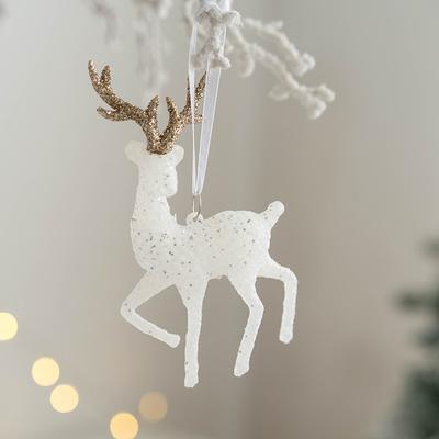 Modern Mode Marketplace Merry Christmas Natal Ornament, Angel Girl Pentacle Pendant, Christmas Tree Hanging Pendant, Deer Christmas Decoration style 11