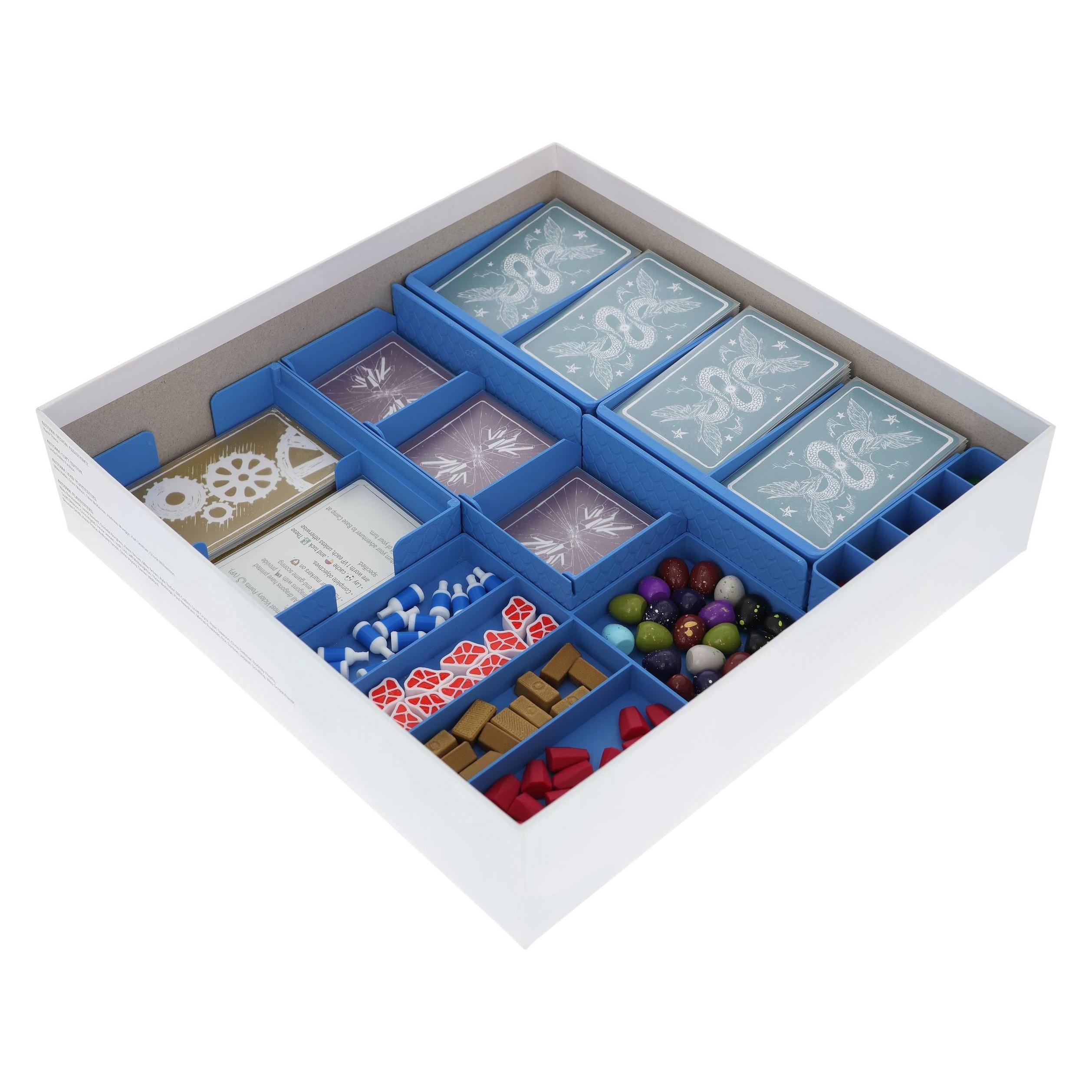 Feldherr Organizer Insert mit Token Upgrade Set für Schwingenschlag - Grundspiel (Kunststoff) (ORG269_3D128Set)