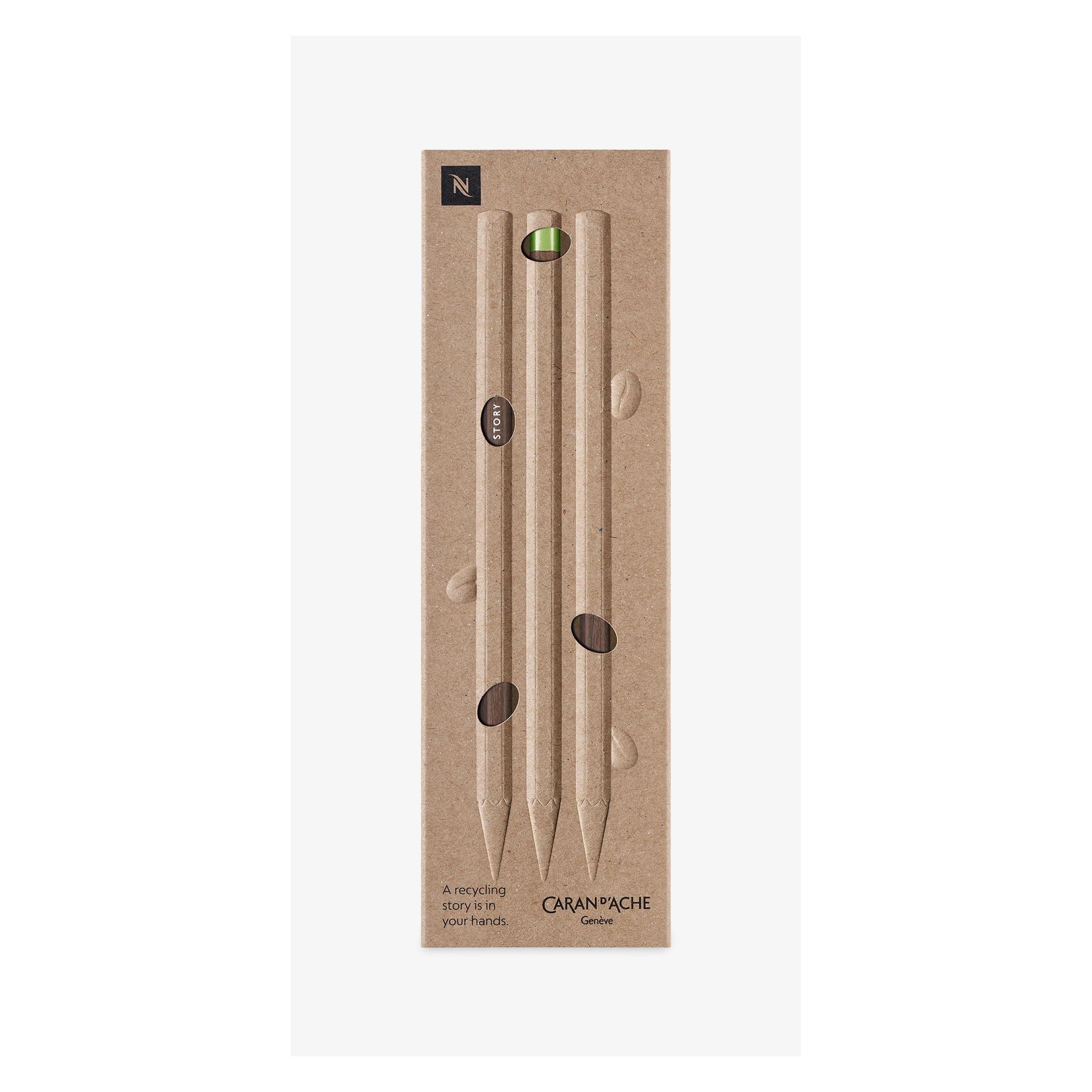 Caran d'Ache Nespresso Swisswood (3 mm, HB, 3x) (348.100)