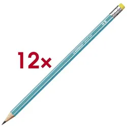 Stabilo 12er-Pack Bleistifte »pencil 160 HB« blau