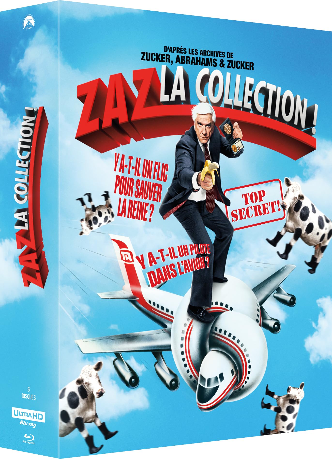 Jim Abrahams - Zaz - the collection ! : y a-t-il un pilote dans l'avion ? + top secret ! + y a-t-il un flic pour sauver la reine ? 4k ultra hd [Blu-ray] [FR Import] - Preis vom 11.10.2026 15:43:13 h
