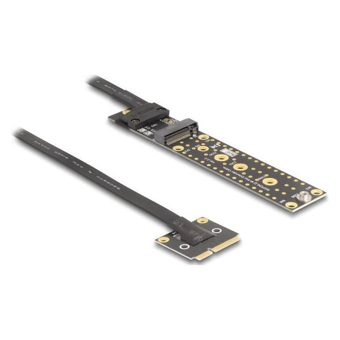 Delock Adapter Mini PCIe Stecker zu M.2 Key M Buchse mit Kab (81501)