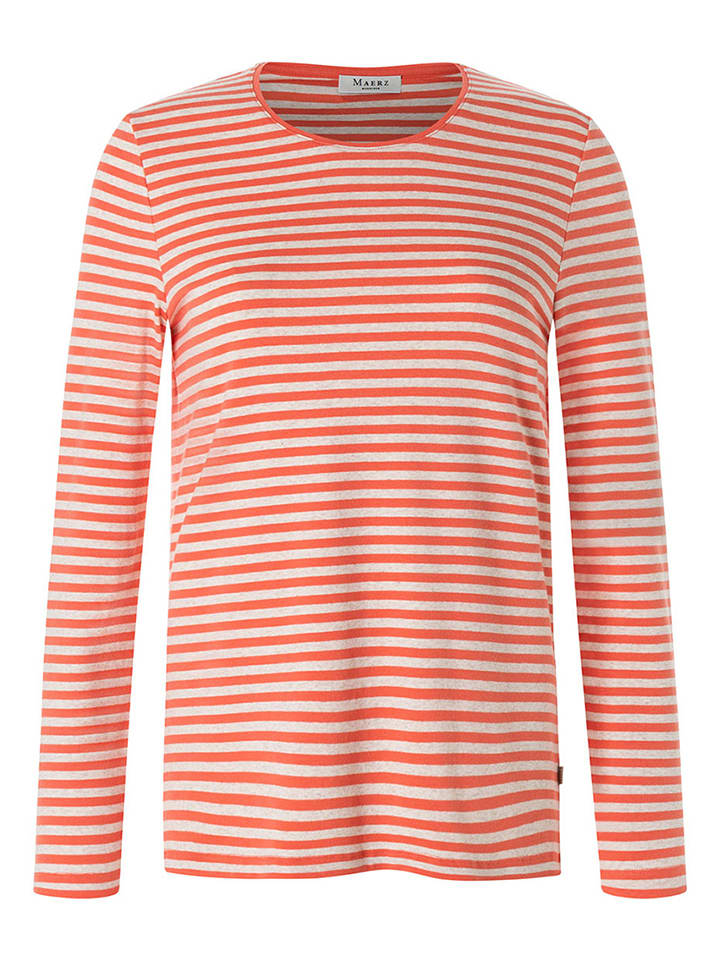 Maerz Muenchen Longsleeve in Orange/ Sand - 36