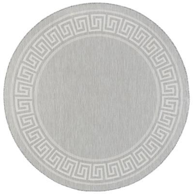 Alise Rugs Exo Coastal Border Indoor/Outdoor Area Rug