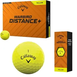 Callaway Warbird Distance+ Golfbälle 12er gelb