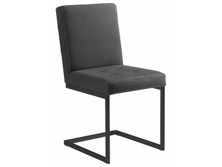 Moderano Freischwinger-Stuhl LUPO II, dunkelbraun, Stoff