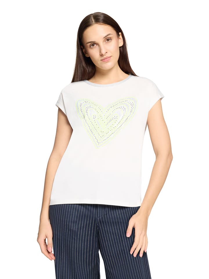 CARTOON Shirt in Weiß - 42