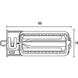 HellermannTyton backshell oder Abdeckung BSB90NW10-#151-02788