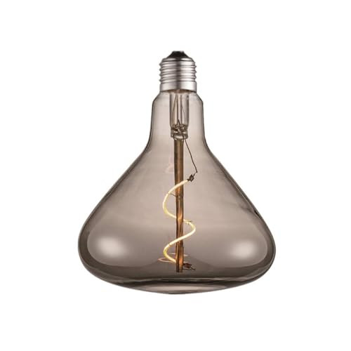 Lucande LED-filamentlamp E27 - Rookgrijs glas
