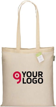 Shopper cotone organico 190g - 38x42cm EcoGreen Bags Personalizzate o neutre