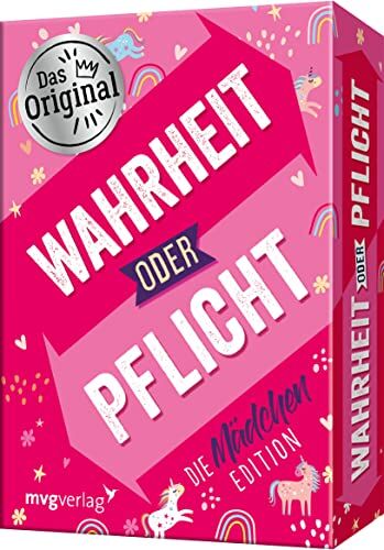 Emma Hegemann - Wahrheit oder Pflicht – Die Mädchenedition: Das Original. Der Klassiker unter den Partyspielen. Das perfekte Geschenk für Geburtstag, Weihnachten und Schulanfang. Ab 12 Jahren - Preis vom 07.10.2026 11:45:10 h