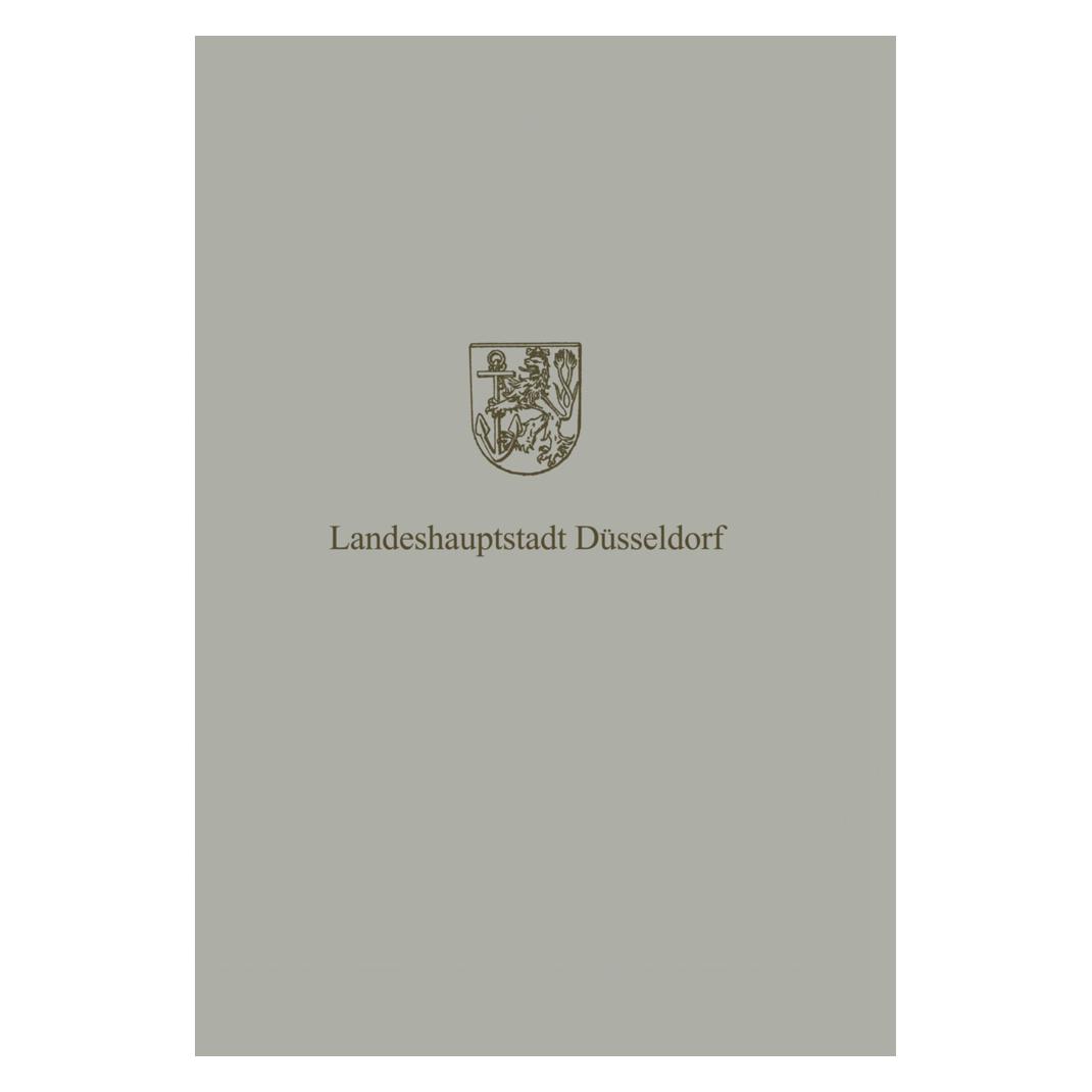 Springer Denkschrift zum Wiederaufbau der Rheinbrücke Düsseldorf-Neuss 1950-1951 (Deutsch, Softcover, Stadt Düsseldorf) (55556378)