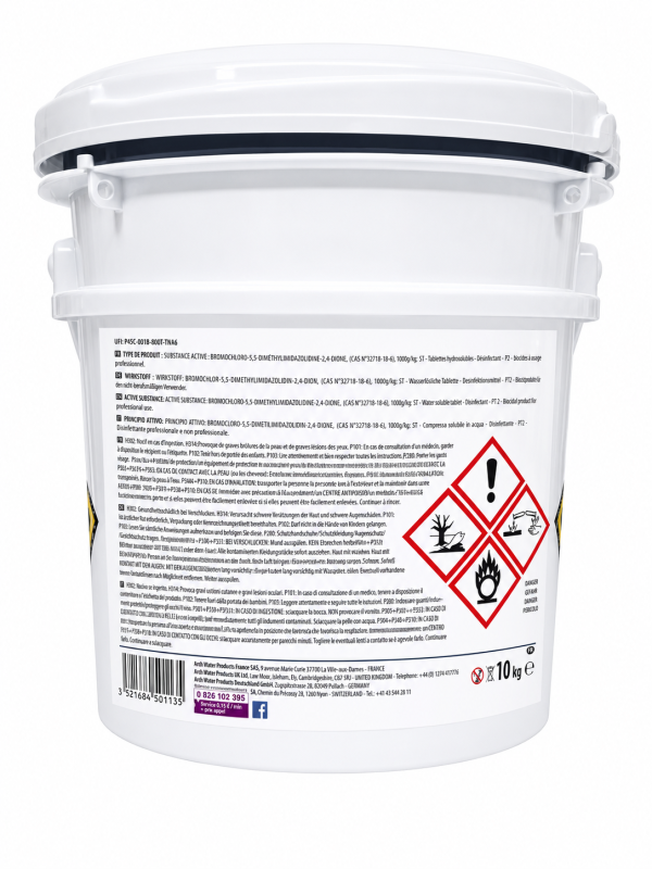 Brome lent hth® désinfection régulière - pastilles/galets 20 g