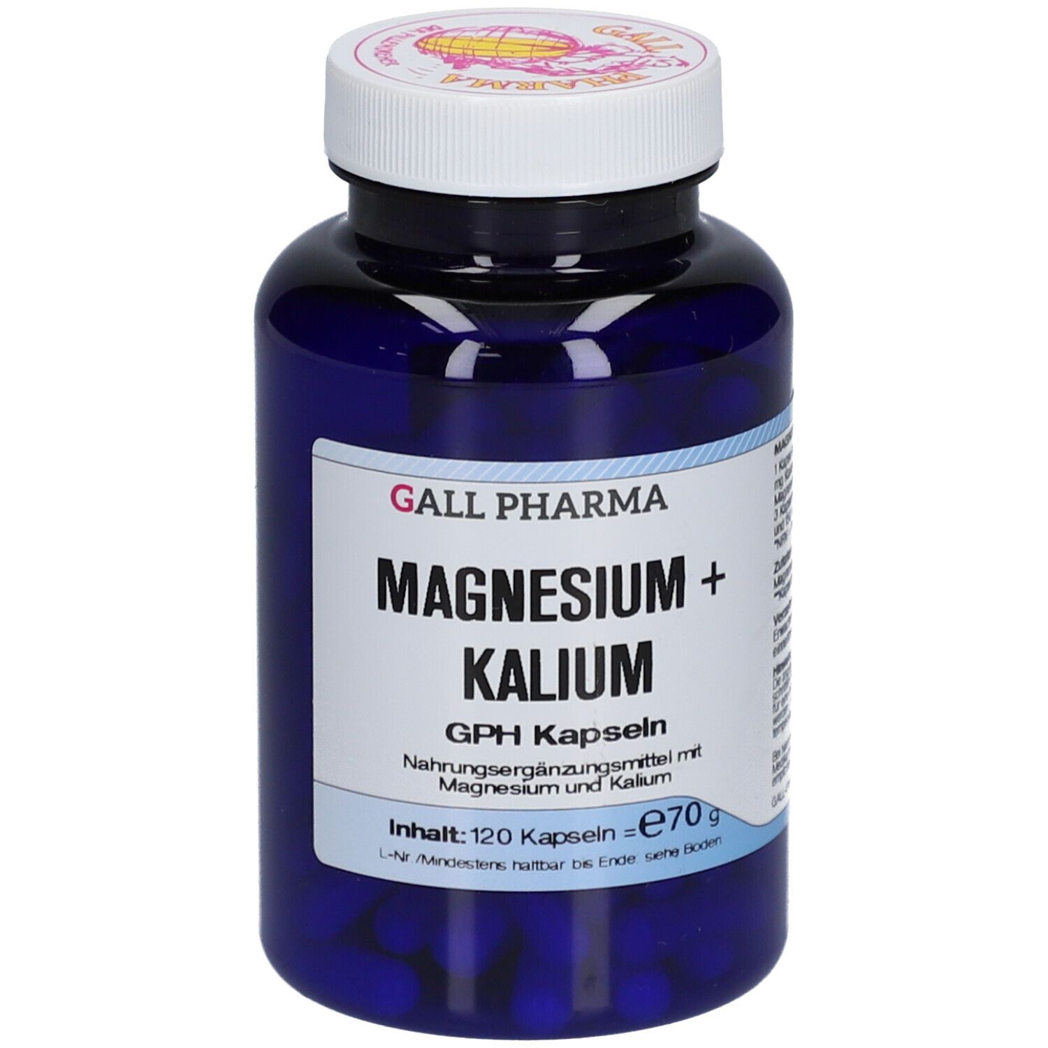 Magnesium+Kalium GPH Kapseln 120 St