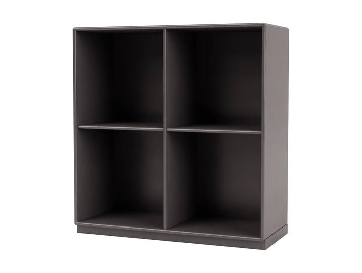 Montana SHOW Regal 69,6 x 69,6cm, Sockel 3cm 35-Coffee